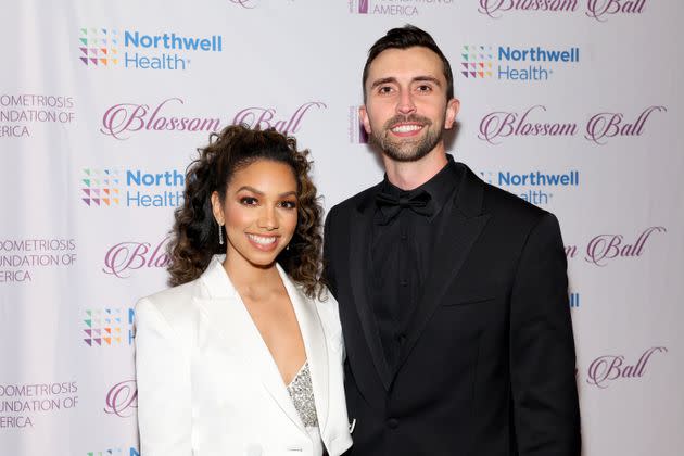 Aside from the occasional glimpse into her relationship, Corinne Foxx (L) has largely kept her relationship with Joseph Hooten under wraps. 