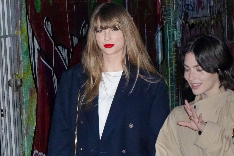 <p>Gotham/GC Images</p> Taylor Swift and musician pal Gracie Abrams