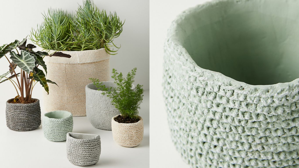 Pot your plants in stylish planters.