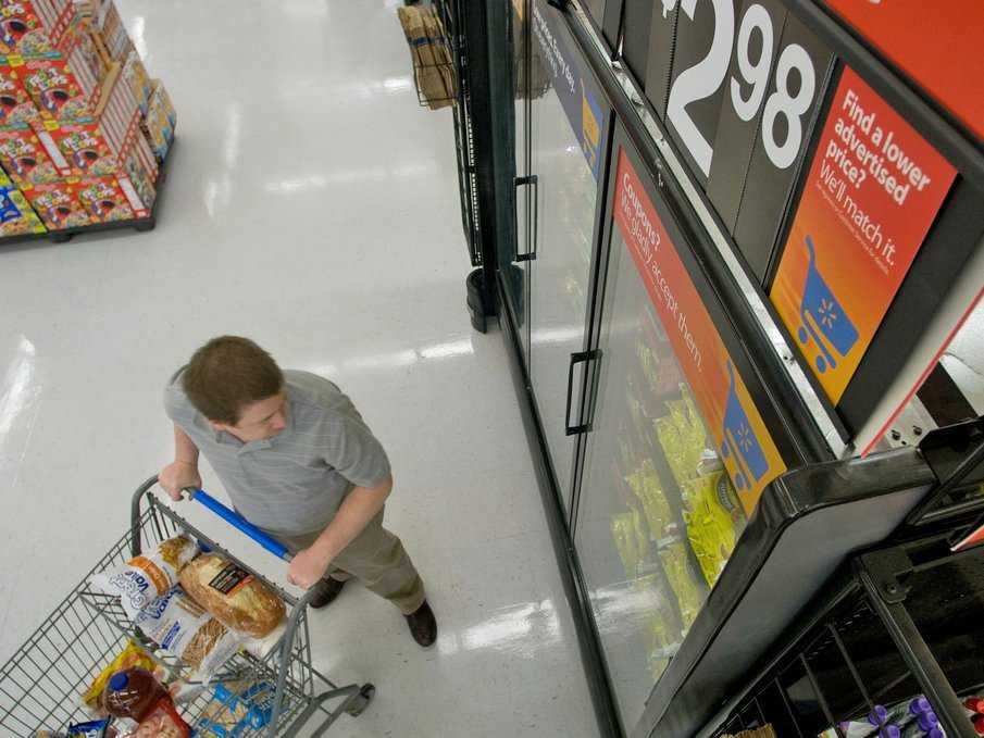 walmart shopper groceries