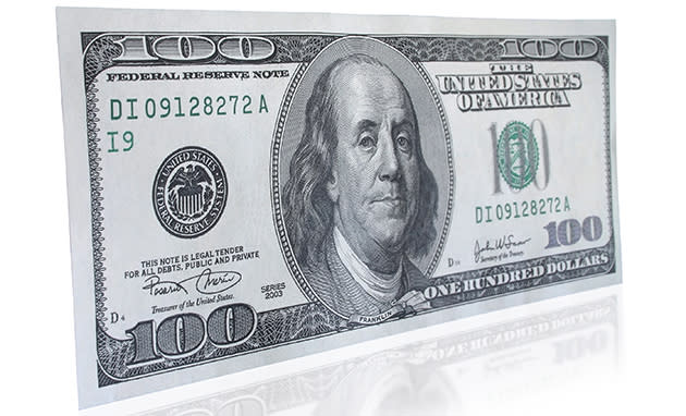 $100 bill (Thinkstock)