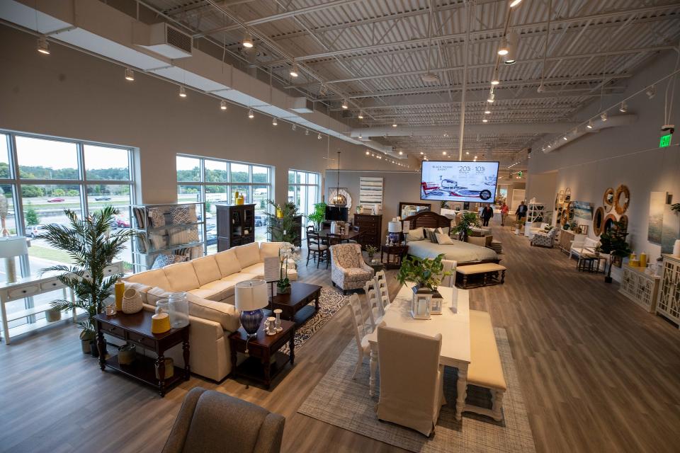 The new CITY Furniture showroom and warehouse off Interstate 4 is scheduled to open next month In Plant City, FL. Ernst Peters/The Ledger
