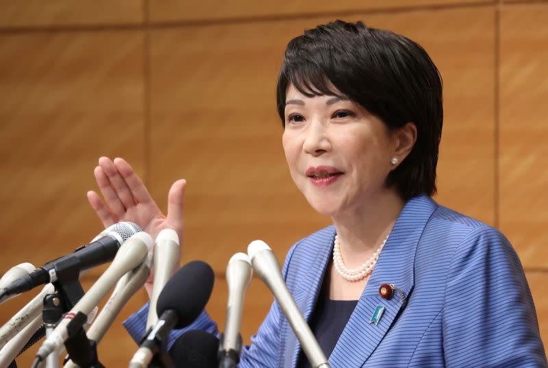 ▲高市早苗有望成為自民黨新一任總裁，甚至是日本女首相。（圖／美聯社／達志影像）