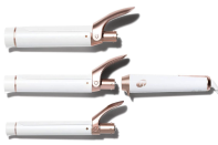 <p>Este set de tenazas de calidad profesional normalmente está al doble del precio. Aprovecha la ganga para un regalo o para tu propia colección.</p> <p>Three Barrel Professional Curling Iron Set, de <b>T3</b>. $335. $167.50. <a href="https://www.amazon.com/T3-Interchangeable-Curling-Professional-Possibilities/dp/B07F32H3BG/?" rel="nofollow noopener" target="_blank" data-ylk="slk:amazon.com;elm:context_link;itc:0;sec:content-canvas" class="link ">amazon.com</a></p>