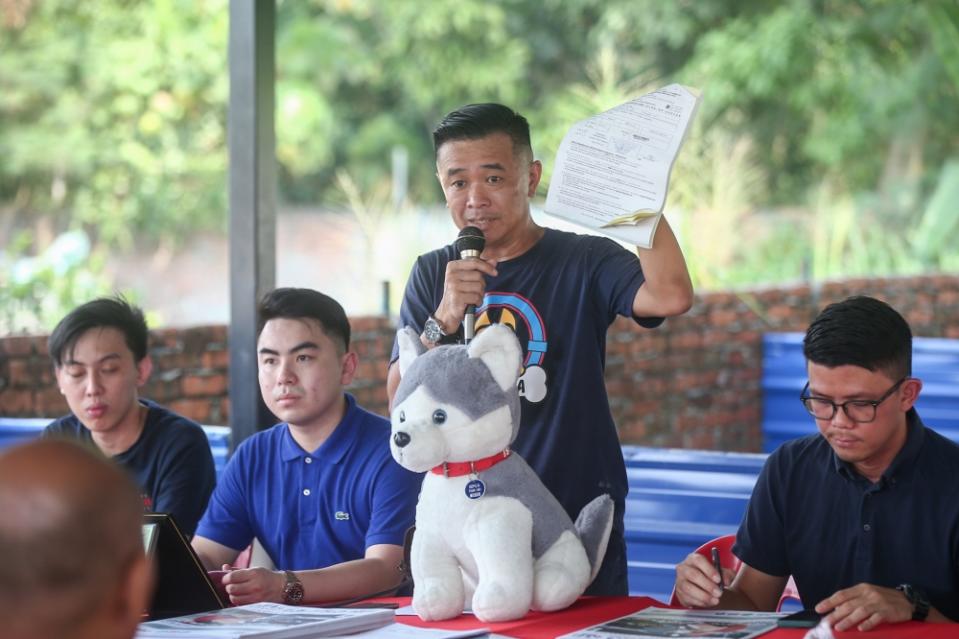 Ipoh Society for the Prevention of Cruelty Against Animals president Ricky Soong said starting June 2023, all strays caught by Ipoh City Council and Batu Gajah District Council would not be released at the Papan landfill. — Picture by Farhan Najib