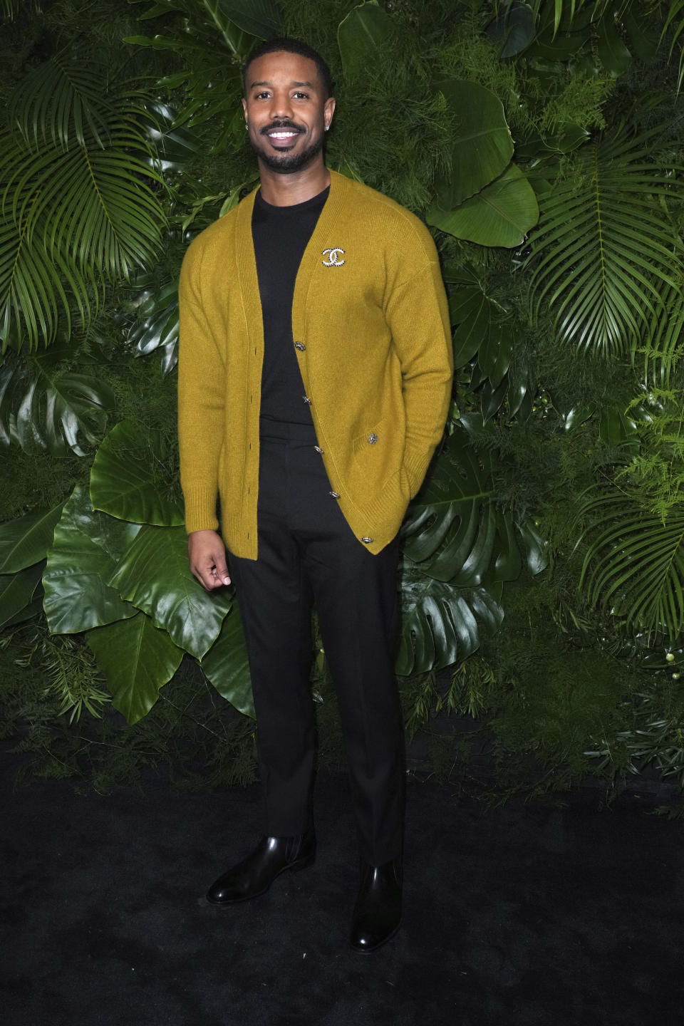 Michael B. Jordan arrives at 14th annual Pre-Oscar Awards Dinner on Saturday, March 11, 2023, at the Beverly Hills Hotel in Beverly Hills, Calif. (Photo by Jordan Strauss/Invision/AP)