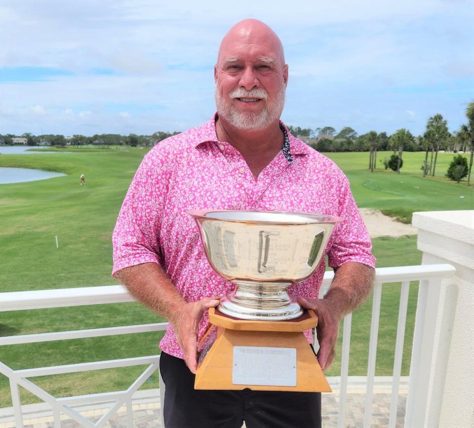 Churk Kirk of Middleburg won the 65th annual Jacksonville Area Golf Association Senior Championship on May 23 at the Sawgrass Country Club.
