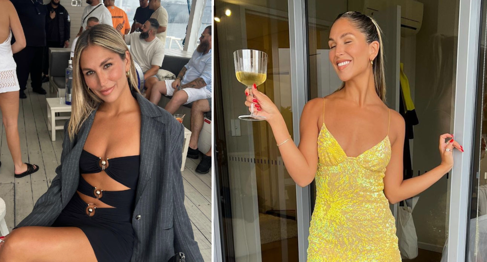 Sara from MAFS contends it's 'embarrassing' if a man doesn't foot the bill. Photo: Instagram/@saramessy