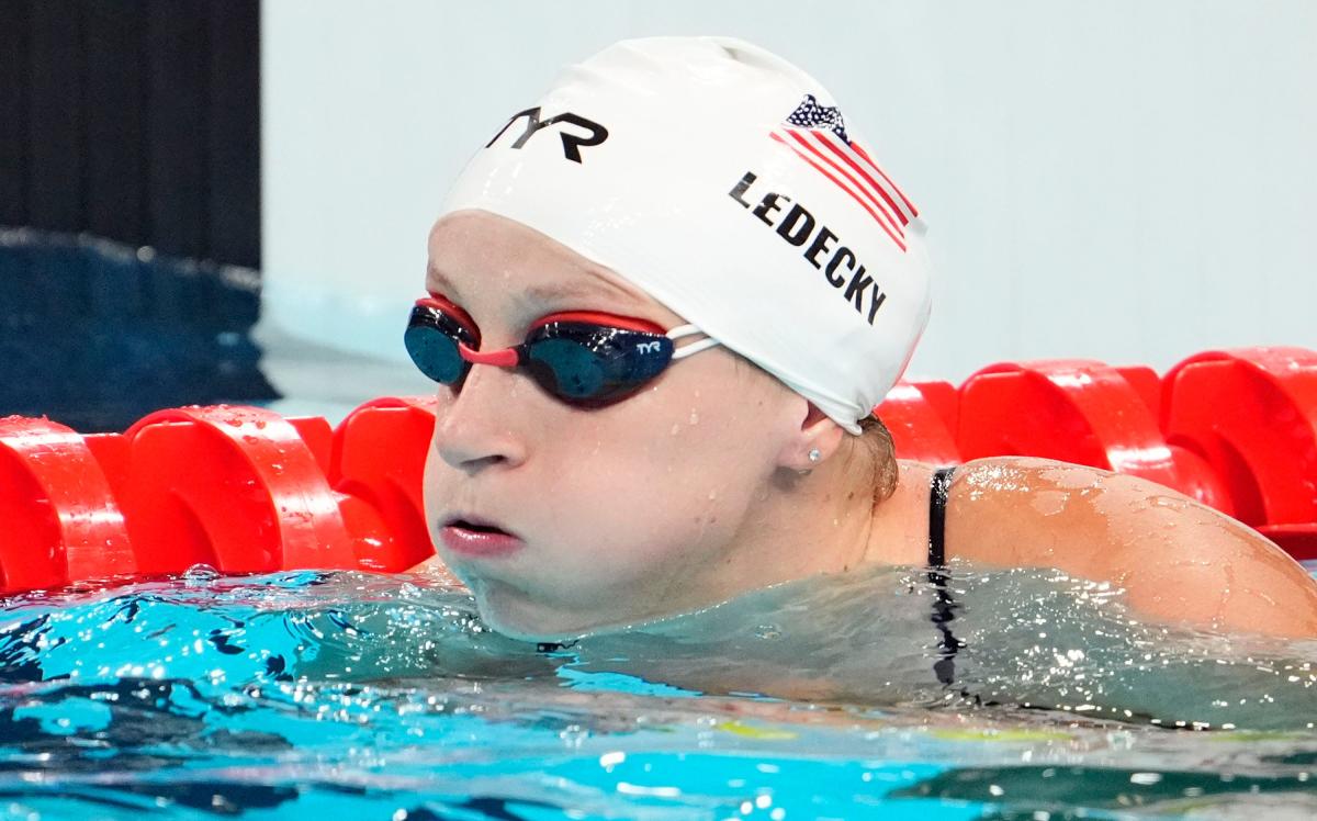 Katie Ledecky Olympic swimming events What she's swimming at 2024