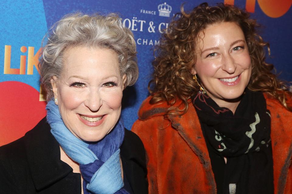 Bette Midler and Sophie von Haselberg pose at the opening night of the new musical "Some Like It Hot!" on Broadway