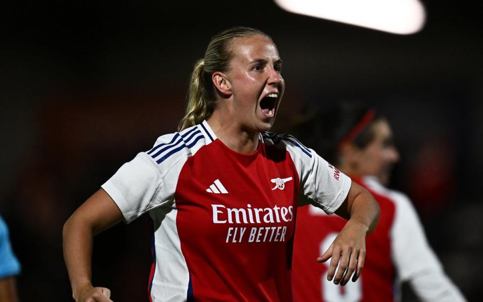 Beth Mead got on the scoresheet in a dominant Arsenal win (Getty Images)