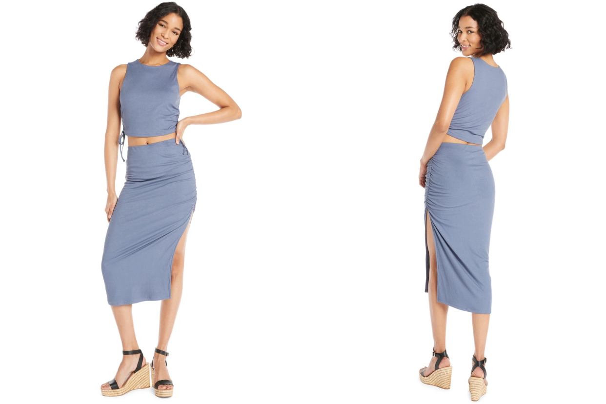 Liv & Lottie Top and Midi Skirt Set