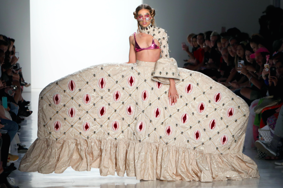 NYFW saw an entire show dedicated to vaginas [Photo: Rex]