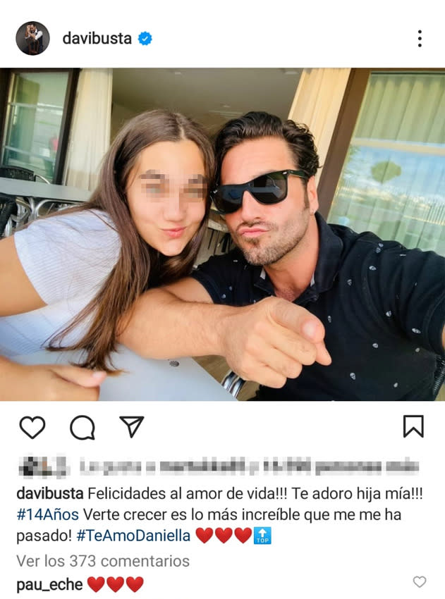 David Bustamante con Daniella