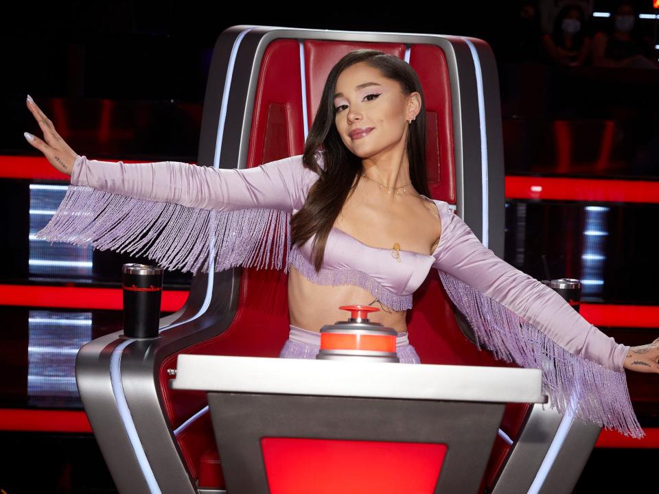 ariana grande on the voice