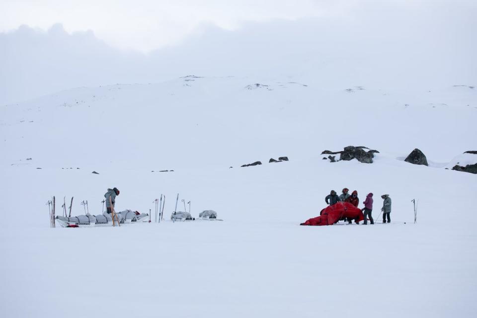 In the Shackleton excursions, mall groups set off from a remote a town into the frozen wilderness (Amelia Steele)