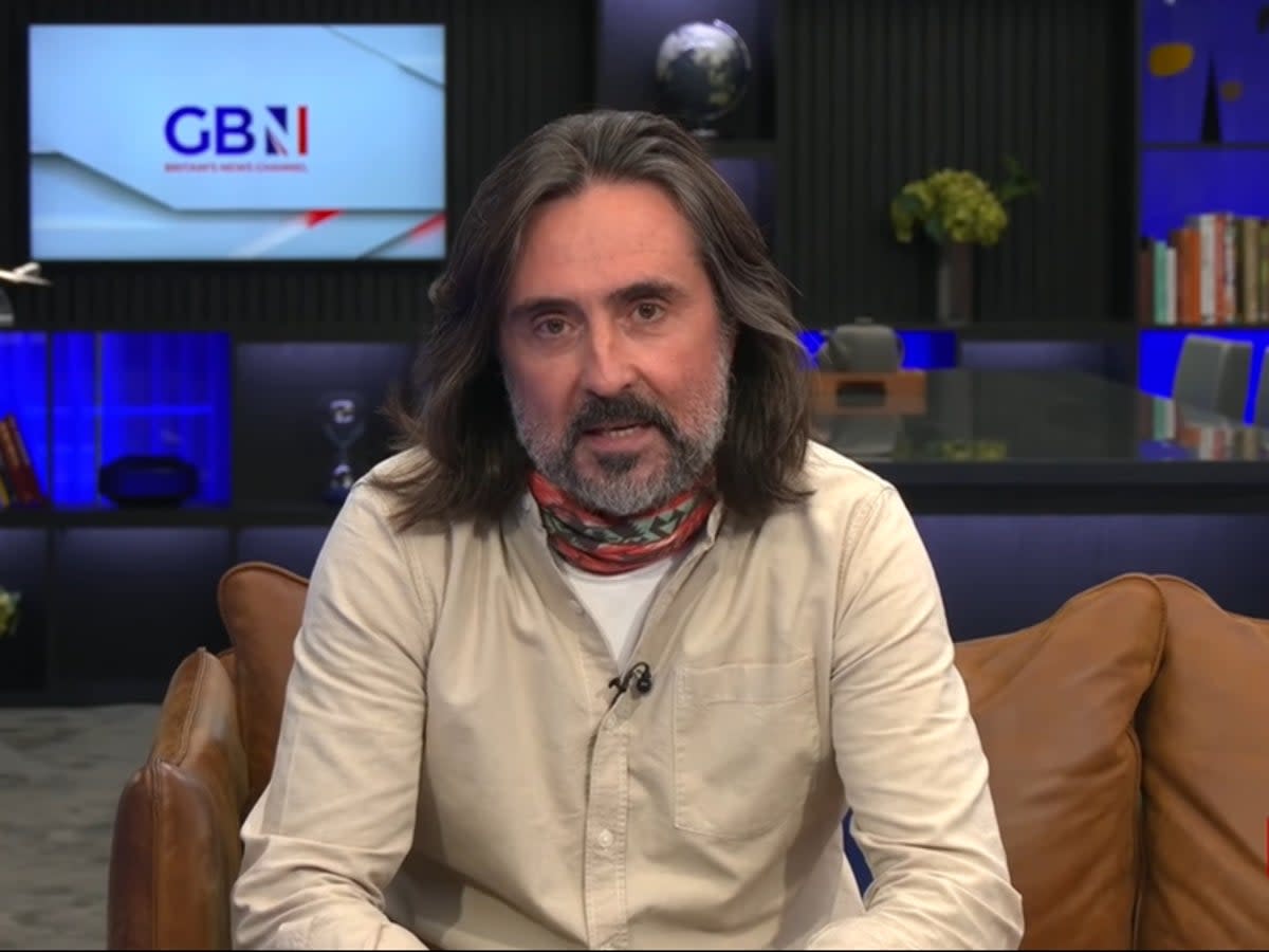 GB News presenter Neil Oliver claimed weather maps are ‘fearmongering’ (YouTube/GBNews)