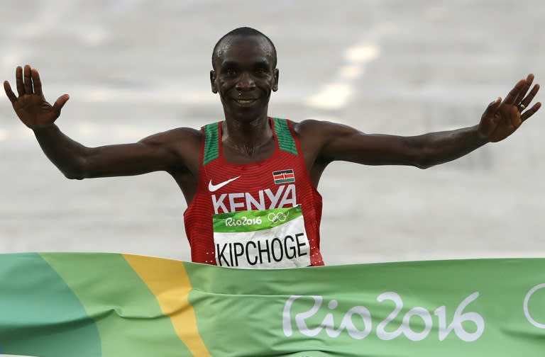 Kenya's Eliud Kipchoge is the reigning Olympic marathon champion