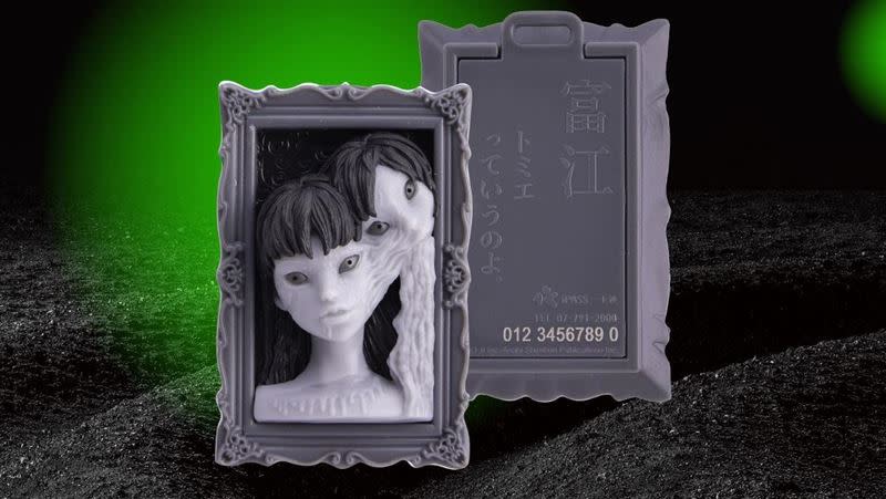 恐怖漫畫大師伊藤潤二的經典作品《富江》3月1日全新的3D造型一卡通驚悚登場。（圖／品牌業者提供）