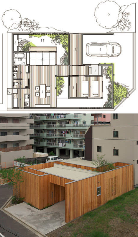 privacy plan japanese house