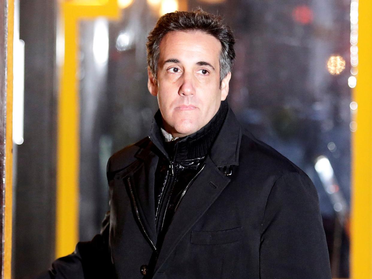 Donald Trump's former personal lawyer Michael Cohen has accused the president of a pattern of inappropriate behaviour towards women. (Photo courtesy Reuters/Amir Levy) (REUTERS/Amir Levy)