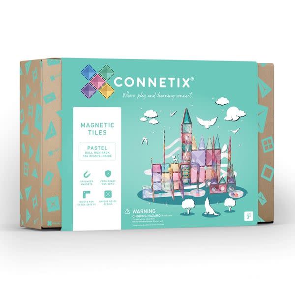 <p>connetixtiles.com</p><p><strong>$125.00</strong></p><p><a href="https://go.redirectingat.com?id=74968X1596630&url=https%3A%2F%2Fconnetixtiles.com%2Fproduct%2F106-piece-pastel-ball-run-pack-us%2F&sref=https%3A%2F%2Fwww.countryliving.com%2Fshopping%2Fgifts%2Fg40788838%2Fbest-new-toys-2022%2F" rel="nofollow noopener" target="_blank" data-ylk="slk:Shop Now;elm:context_link;itc:0;sec:content-canvas" class="link ">Shop Now</a></p><p>Just when you think magnet tiles couldn't get more fun Connetix comes out with a ball run set. Construct obstacle courses with the tubes and watch as the wooden balls tumble through. The pastel colors make the creations aesthetically pleasing. </p>