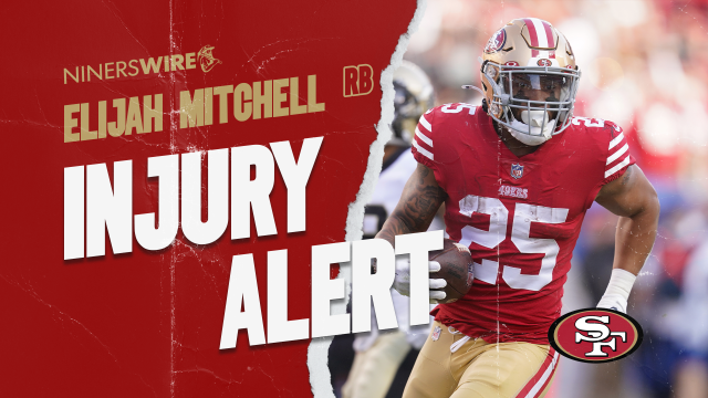 49ers RB Elijah Mitchell ruled OUT vs. Saints