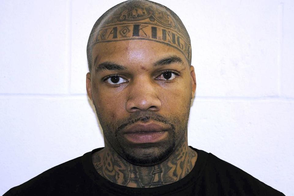 <p>Pelham Police Department via AP</p> Dale Holloway in an undated booking photo