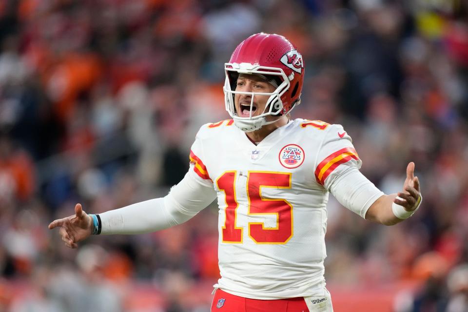 Patrick Mahomes and the Kansas City Chiefs are favored against the Houston Texans in NFL Week 15.