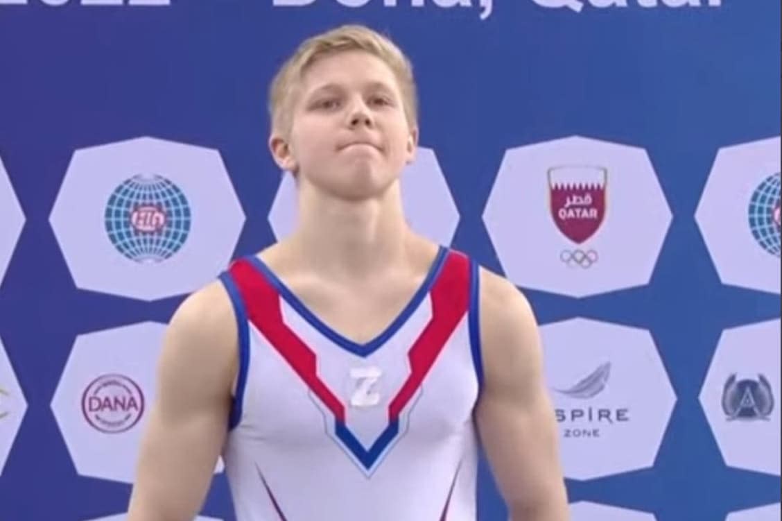 Le gymnaste russe Ivan Kuliak - Capture