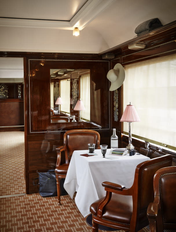 Inside one of the trains. (PHOTO: Orient Express)