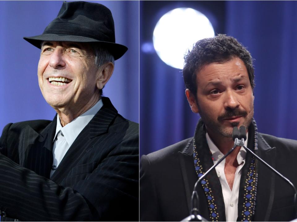 Leonard and Adam Cohen