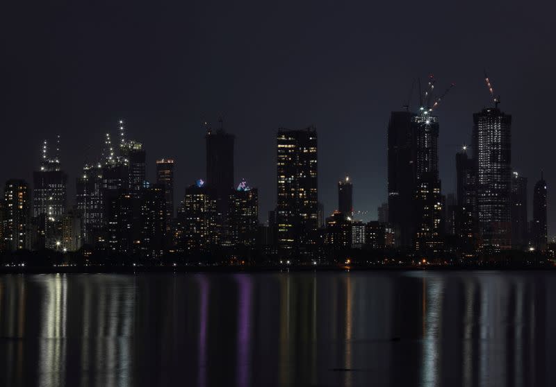 FILE PHOTO: A general view of Mumbai's central financial district