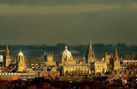 The rooftops of the university city of Oxford are seen from the south west, January 22, 2003. REUTERS/Peter Macdiarmid/Files