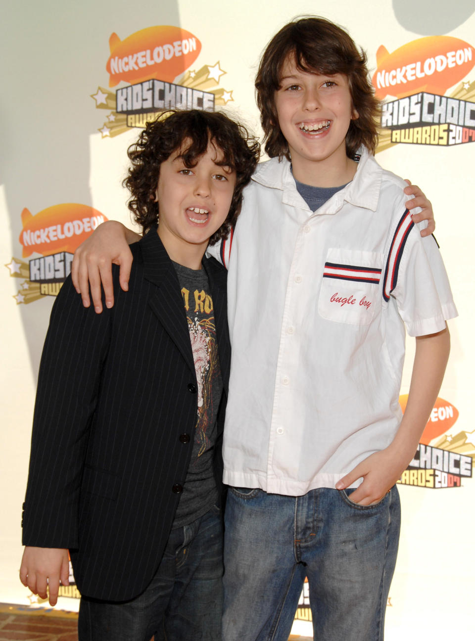 Closeup of Alex and Nat Wolff