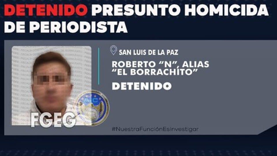 Detienen al presunto asesino del periodista Ernesto Méndez