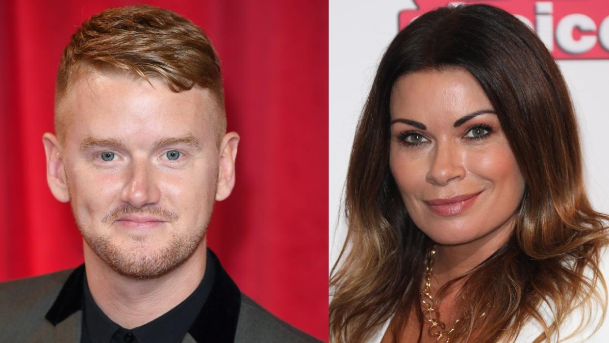 Mikey North and Alison King have denied the video shows them kissing (Getty Images)