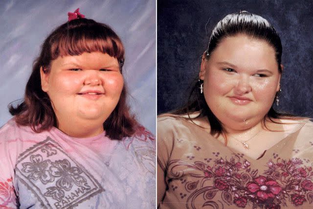 <p>TLC (2)</p> Tammy in 4th grade in 1995 and Amy in 8th grade in 2002 in Morganfield, KY.