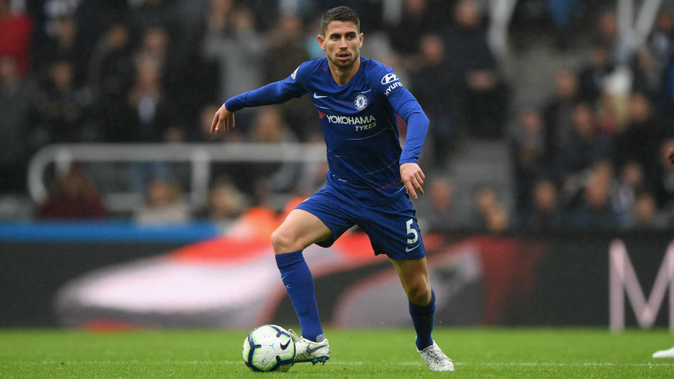 Jorginho is already enjoying life in Englan and it shows on the pitch