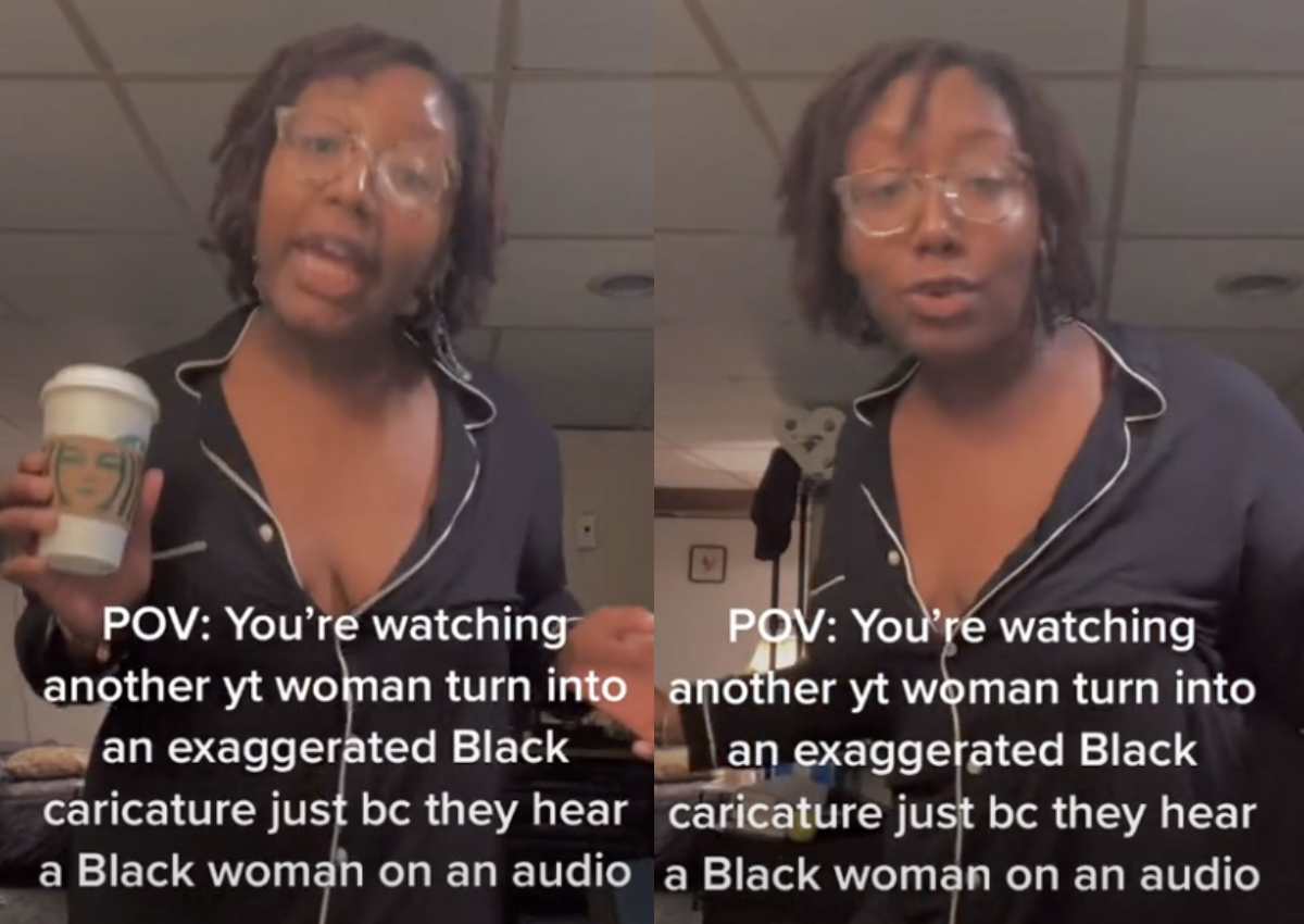 Black creators call out digital blackface on TikTok. (Photo: TikTok/rvyna)