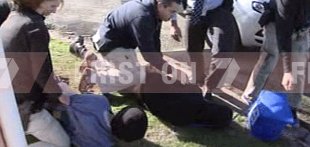 First ON 7: Dramatic moment sex offenders were caught by police after 12 hours on the run. Photo: 7News