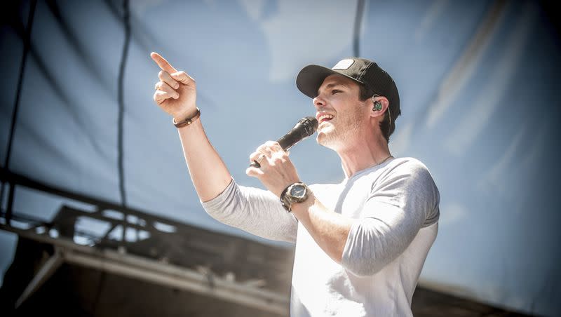 Granger Smith performs during the 4th Annual ACM Party for a Cause Festival at the Las Vegas Festival Grounds on April 3, 2016, in Las Vegas.