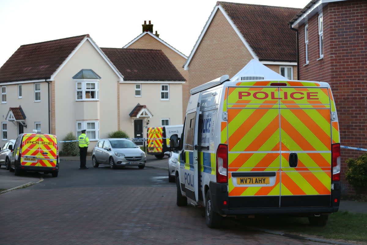 Police are carrying out extra patrols as detectives investigate at Allan Bedford Crescent (Getty Images)