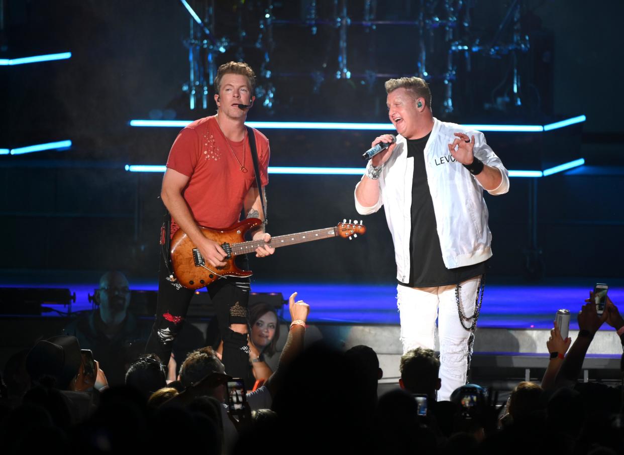 Joe Don Rooney, left, of the country trio Rascal Flatts has addressed transitioning rumors and his 2021 DUI arrest: "Needed to set the record straight."