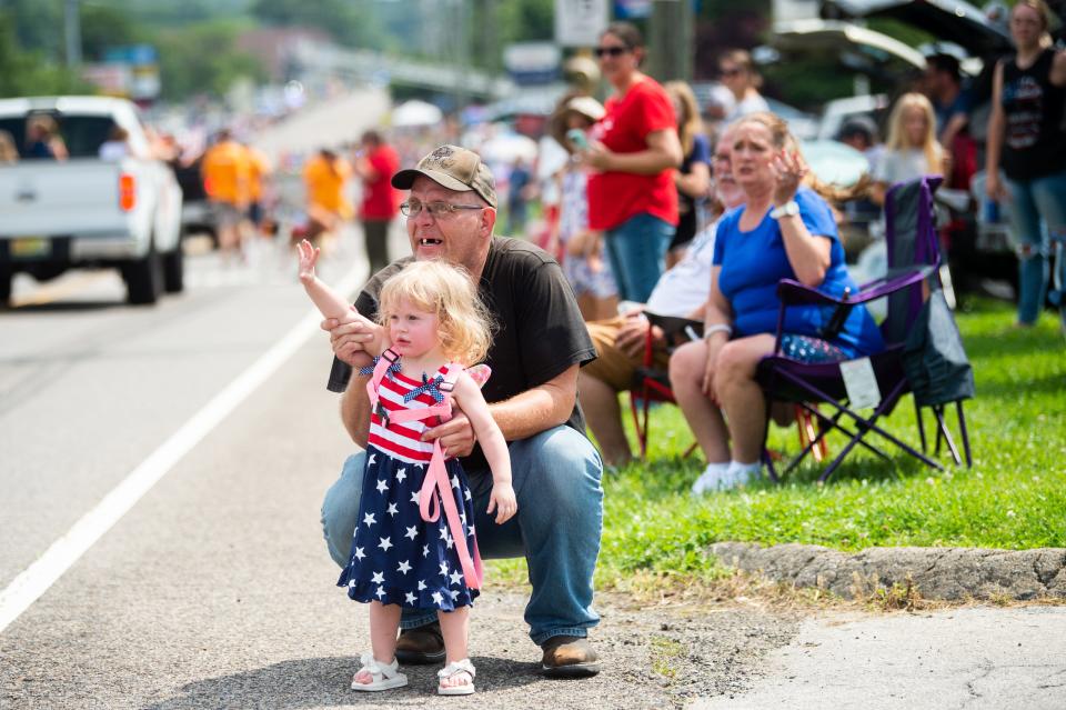 The Powell Lions Club's annual Independence Parade progresses along Emory Road on July 4. The lack of civics education has led to a marked decline in civic knowledge, a loss of the ability to find common ground for political disagreement and an overall decline in the health of our democracy.
