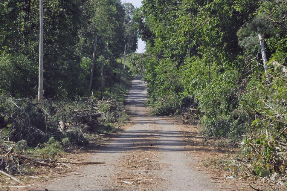 Cemetery Road east of Shreve still needs a lot of work.