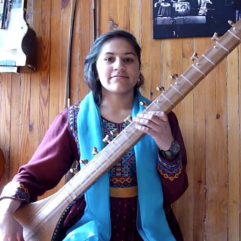 Afghan musician Anita Alami