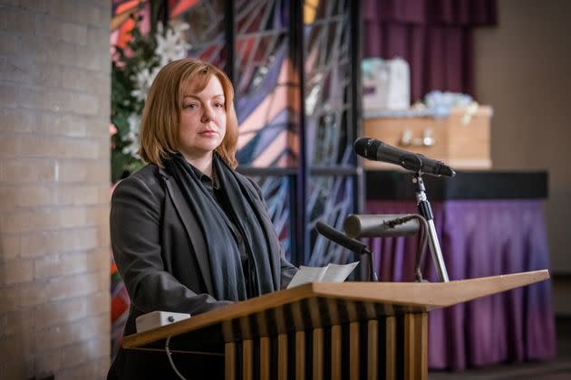 Sheridan Smith as Sarah Sak (Photo: BBC/ITV Studios/Ben Blackall)