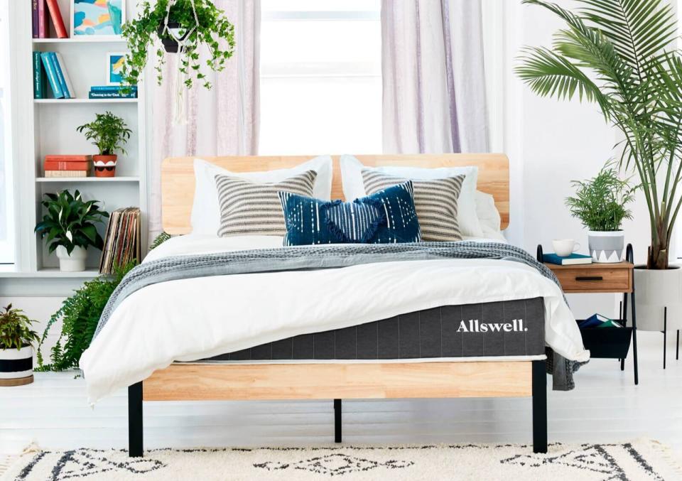 Does "The Allswell" mattress live up to the hype? Our tired-out writer thinks so.  (Photo: Allswell )