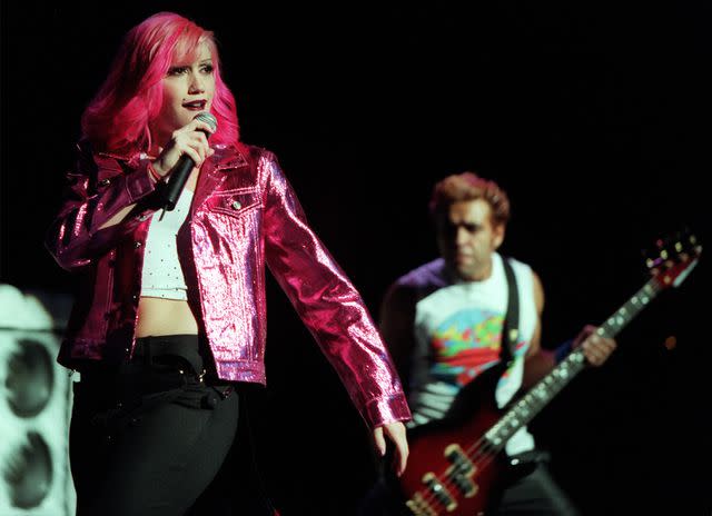 <p>Robert Gauthier/Los Angeles Times via Getty</p> Gwen Stefani performs at Universal Amphitheater in Los Angeles, Calif. in 2000.